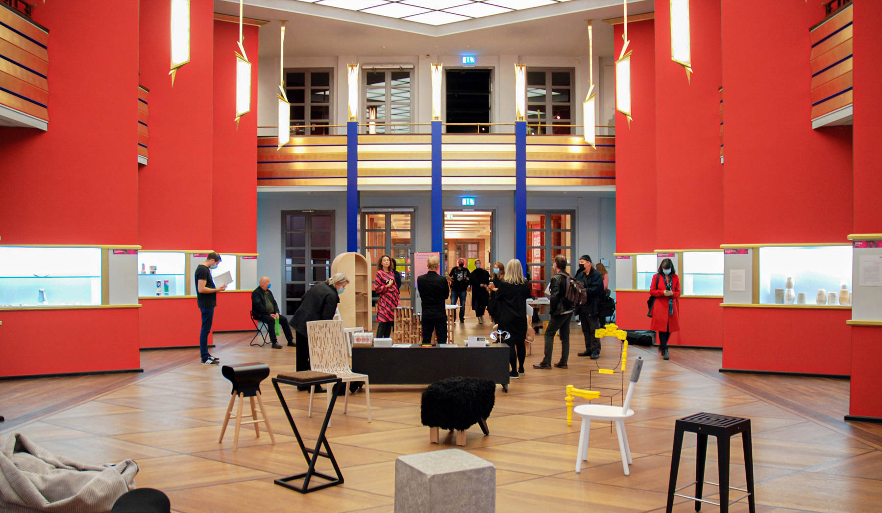 Pfeilerhalle Grassi Museum, Leipzig, Presserundgang GRASSIMESSE | Foto: Schnuppe vGwinner